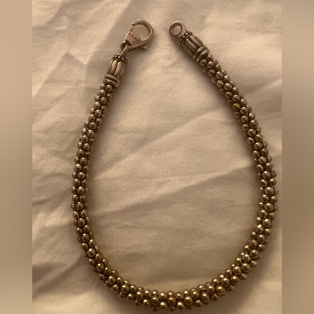 LAGOS Silver Beaded Bracelet